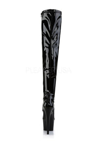Pleaser ADORE-3000 Platform Boot in Black Patent