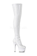 ADORE-3000 Platform Boot  | White Patent