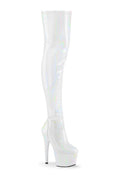 ADORE-3000HWR Exotic Boot | White Patent