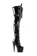 ADORE-3028 Platform Boot  | Black Patent