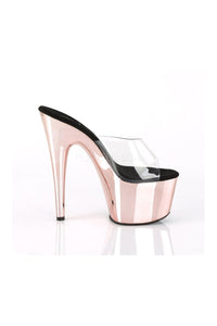 Pleaser ADORE-701 Platform Slide in Clear Vinyl