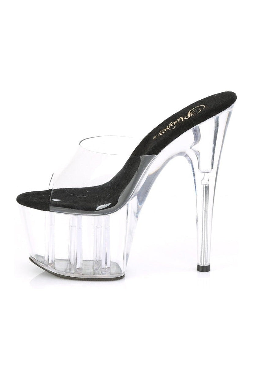 Pleaser ADORE-701 Exotic Slide in Clear Vinyl