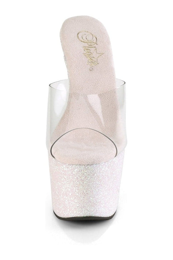 ADORE-701HMG Stripper Slide | Clear Vinyl-Slides-Pleaser-SEXYSHOES.COM