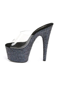 Pleaser ADORE-701LG Platform Slide in Black Vinyl