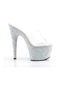 Pleaser ADORE-701LG Platform Slide in Clear Vinyl