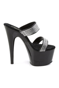 Pleaser ADORE-702-2 Platform Slide in Black Patent