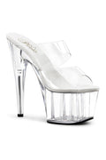 ADORE-702 Platform Slide  | Clear Vinyl