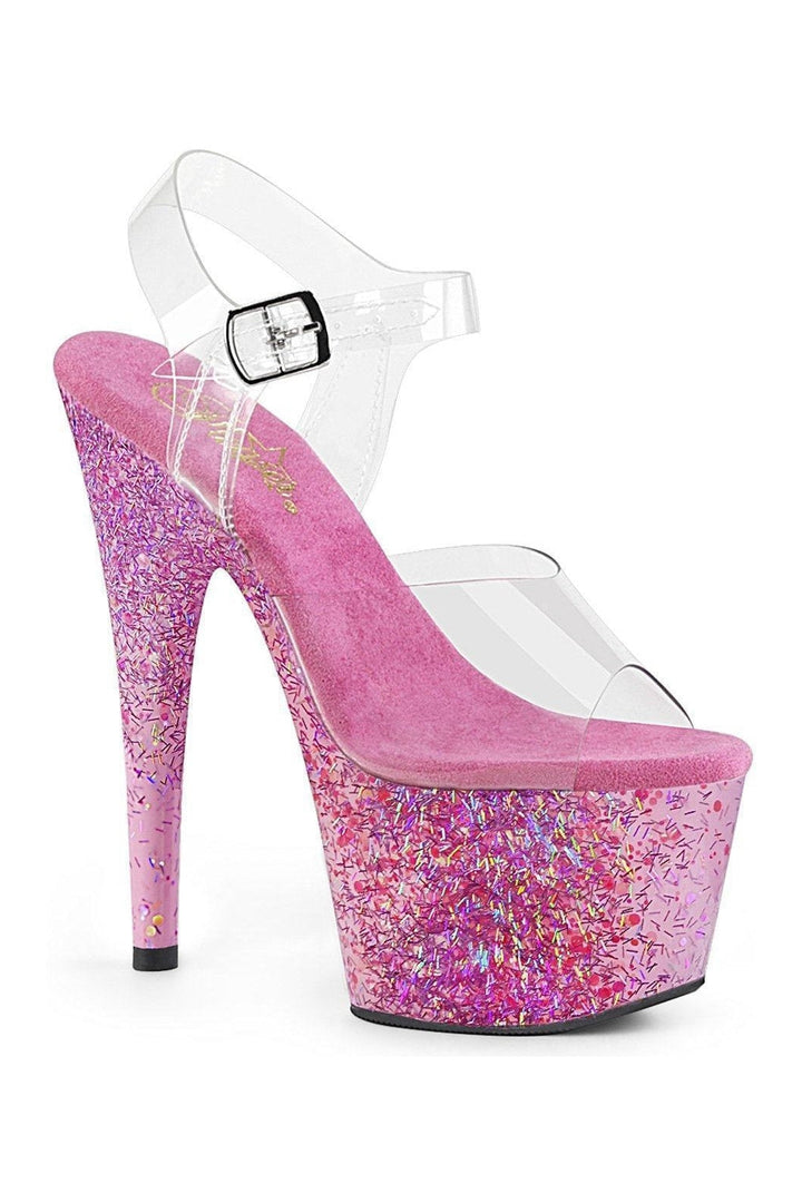 Pleaser Clear Sandals Platform Stripper Shoes | Buy at Sexyshoes.com