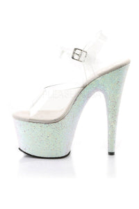 Pleaser ADORE-708LG Platform Sandal in Clear Vinyl