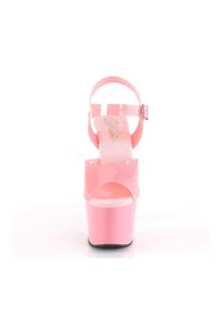 Pleaser ADORE-708N Platform Sandal in Pink Faux Leather