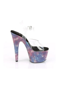 Pleaser ADORE-708REFL Exotic Platform Sandal in Clear Vinyl