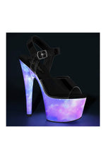 ADORE-708REFL Exotic Platform Sandal | Clear Vinyl
