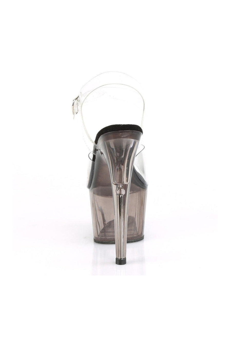 Pleaser ADORE-708T Exotic Sandal in Clear Vinyl