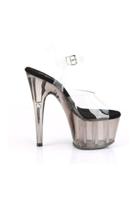 Pleaser ADORE-708T Exotic Sandal in Clear Vinyl