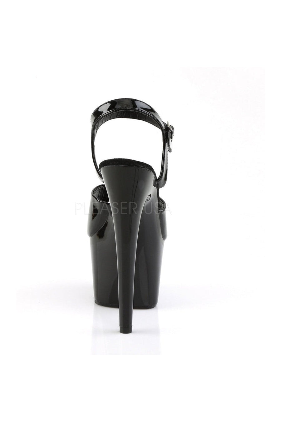 Pleaser ADORE-709 Platform Sandal in Black Patent