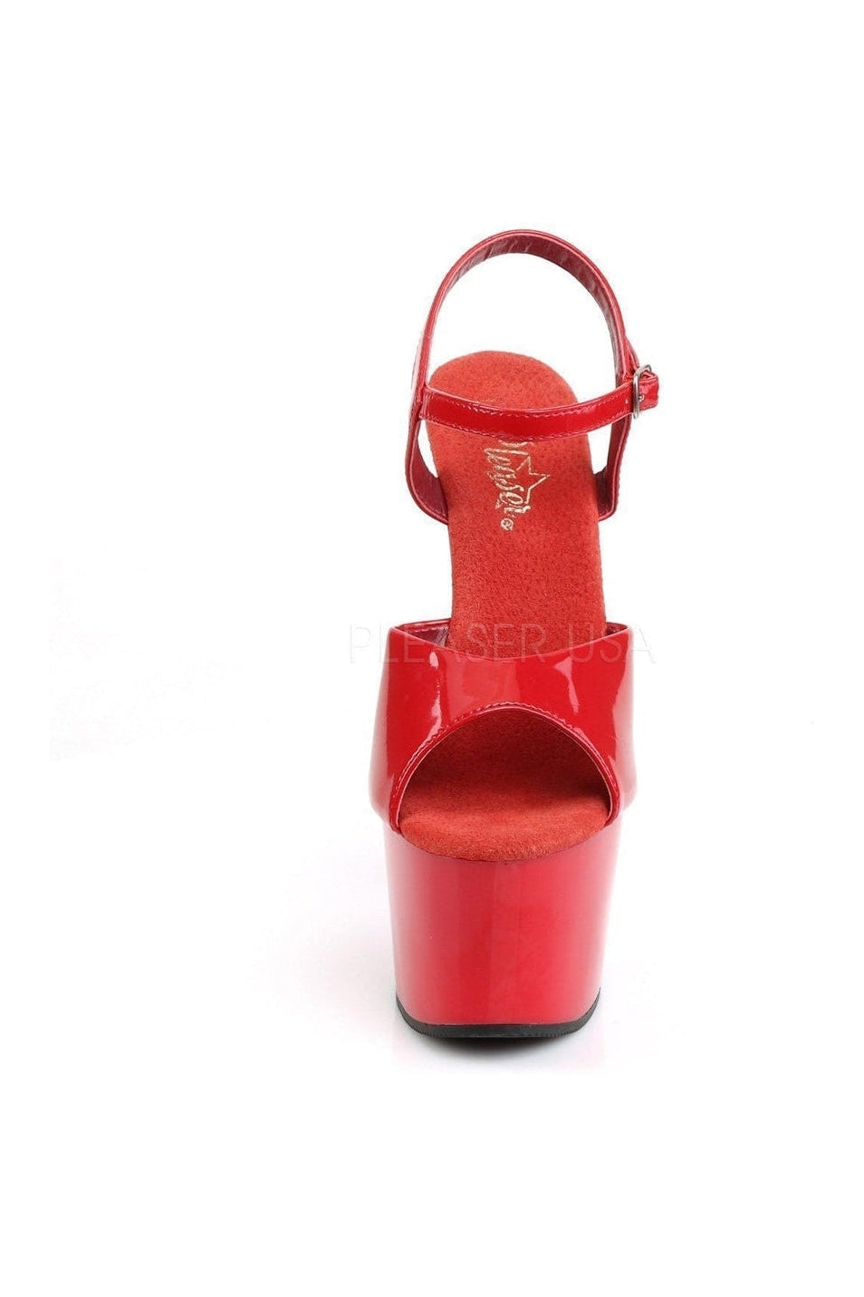 ADORE-709 Platform Sandal | Red Patent-Pleaser-Sandals-SEXYSHOES.COM