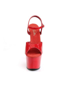 Pleaser ADORE-709 Platform Sandal in Red Patent