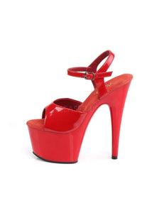 Pleaser ADORE-709 Platform Sandal in Red Patent