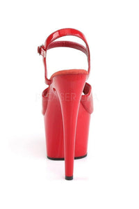 Pleaser ADORE-709 Platform Sandal in Red Patent