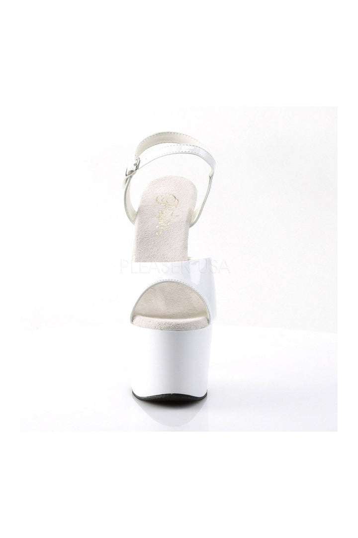 SS-ADORE-709 Platform Sandal  | White Patent