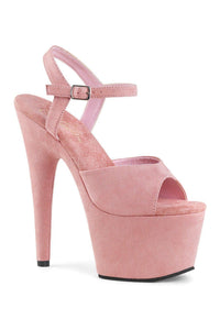 Pleaser ADORE-709FS Platform Sandal in Pink Faux Leather from SexyShoes.com