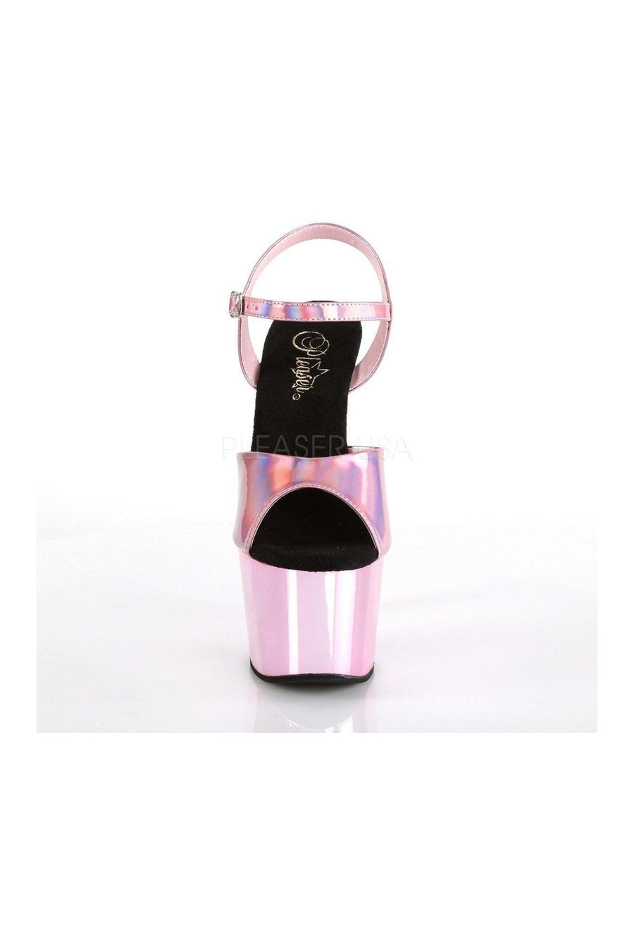 Pleaser ADORE-709HGCH Platform Sandal in Pink Patent
