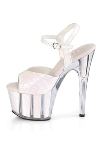 Pleaser ADORE-710G Exotic Sandal in Hologram Glitter