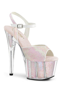 Pleaser ADORE-710G Exotic Sandal in Hologram Glitter from SexyShoes.com