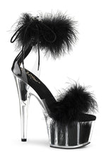 ADORE-724F Exotic Sandal | Clear Vinyl