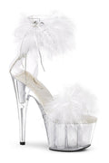 ADORE-724F Exotic Sandal | Clear Vinyl