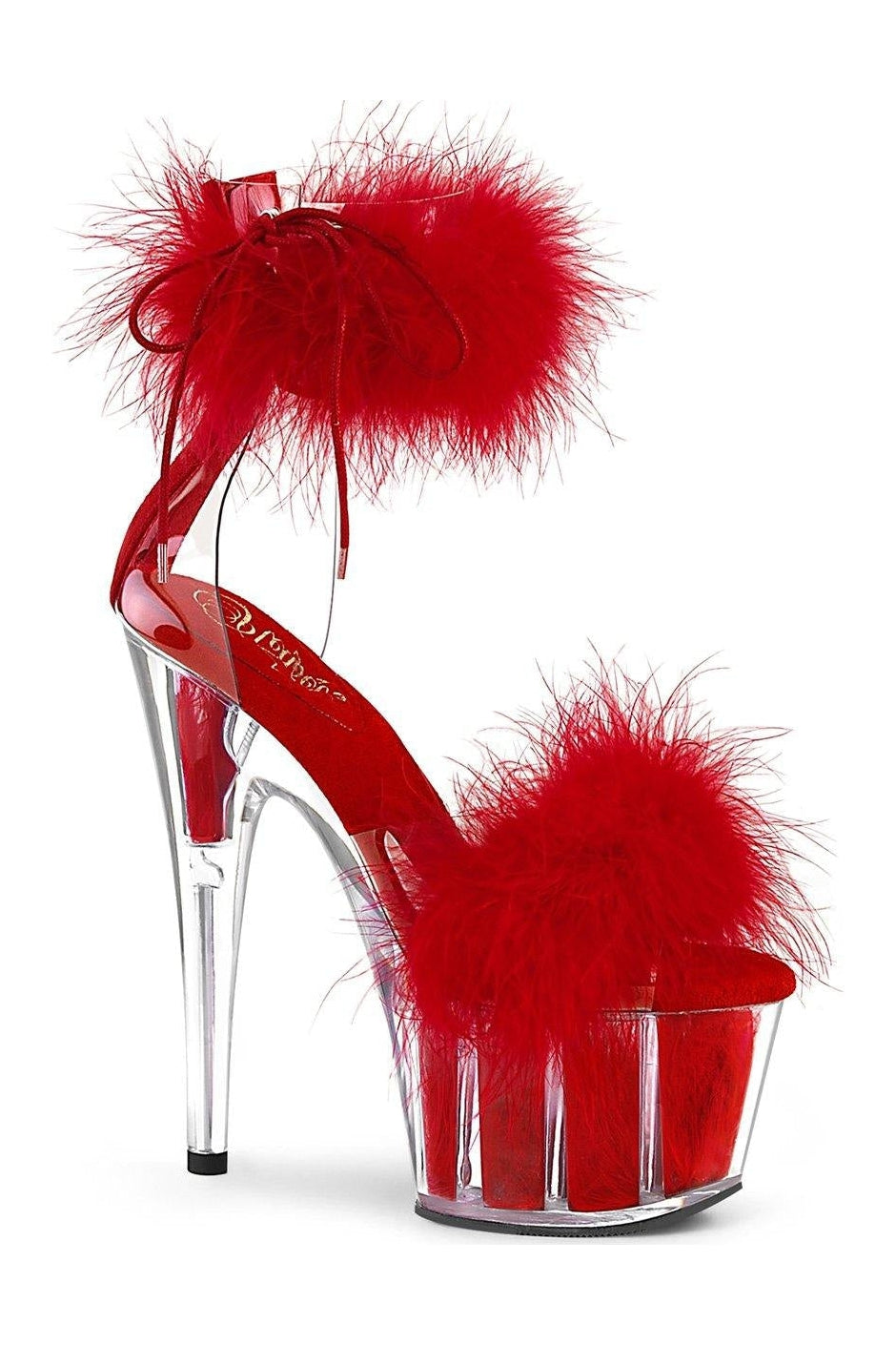 Pleaser Clear Sandals Platform Stripper Shoes | Buy at Sexyshoes.com