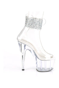 Pleaser ADORE-724RS-02 Exotic Sandal in Clear Vinyl
