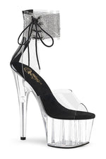 ADORE-724RS Exotic Sandal | Clear Vinyl