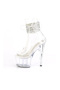 Pleaser ADORE-724RS Exotic Sandal in Clear Vinyl
