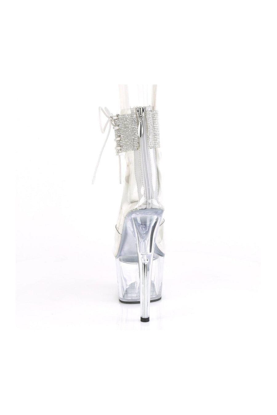 Pleaser ADORE-724RS Exotic Sandal in Clear Vinyl