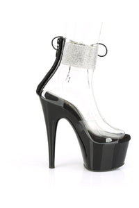 Pleaser ADORE-724RS Exotic Sandal in Clear Vinyl