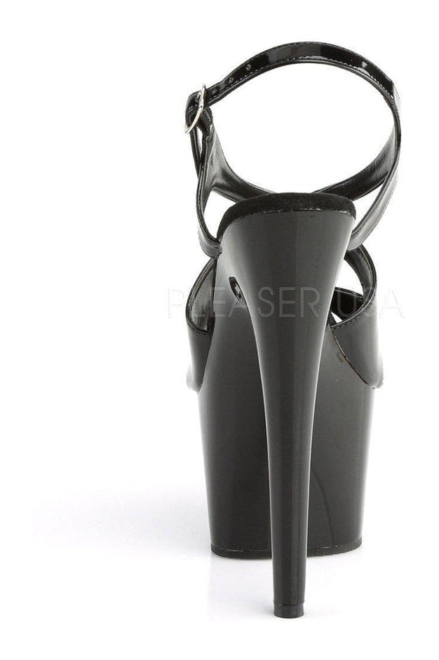 Pleaser ADORE-730 Platform Sandals in Black Patent