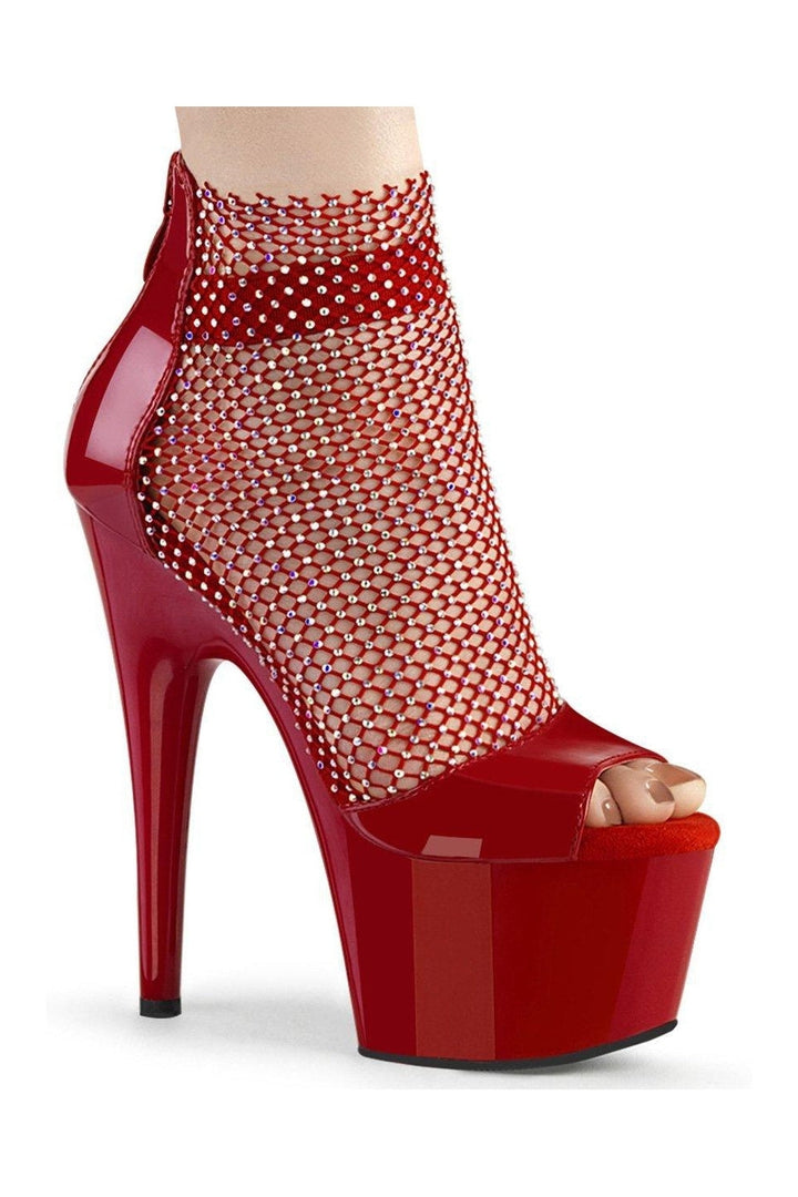 ADORE-765RM Exotic Sandal | Red Patent-Sandals-Pleaser-Red-7-Patent-SEXYSHOES.COM