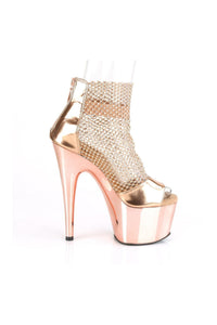 ADORE-765RM Exotic Sandal | Rose Gold Faux Leather-Sandals-Pleaser-SEXYSHOES.COM