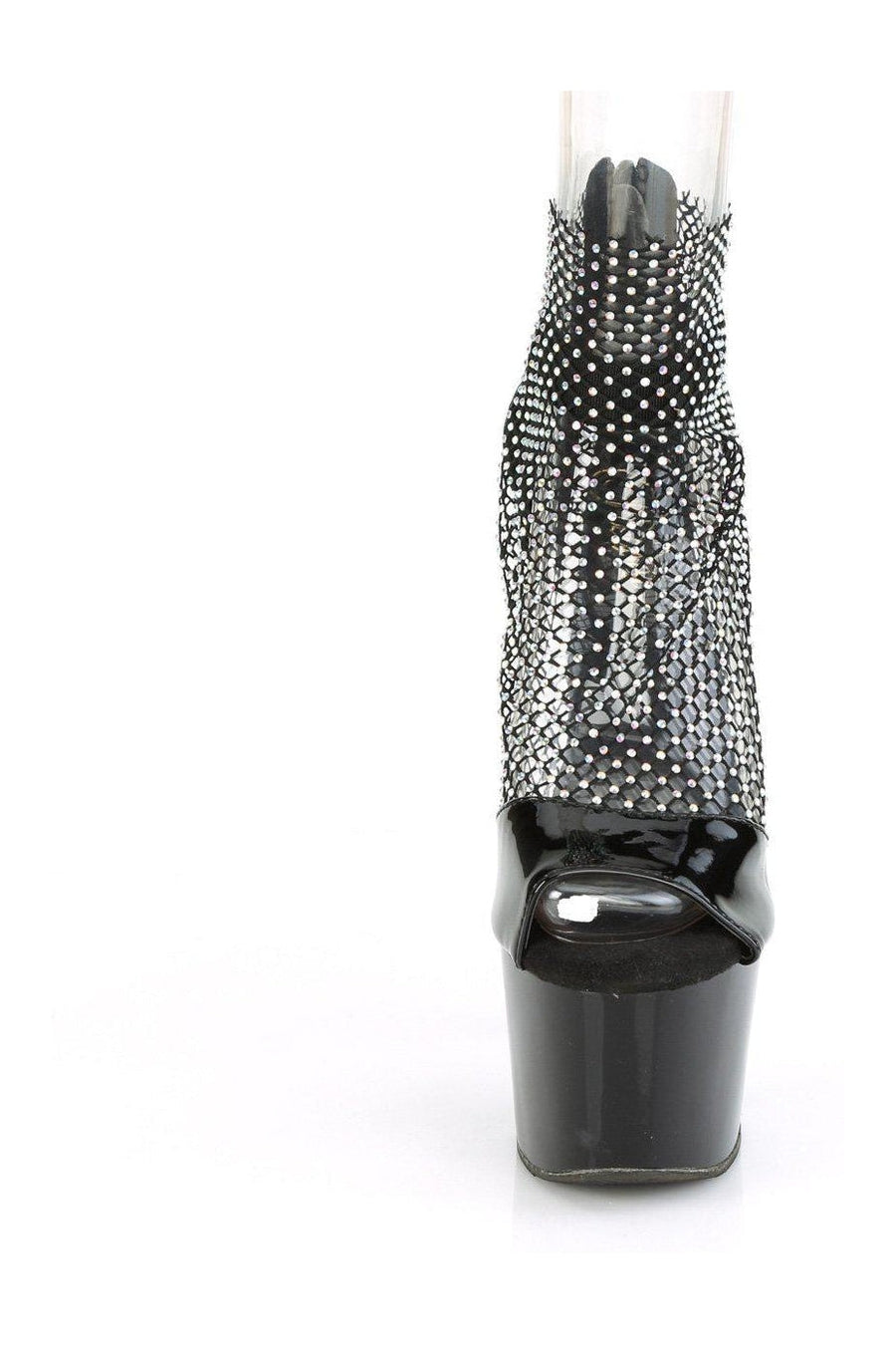 Pleaser ADORE-765RM Sandal in Black Patent