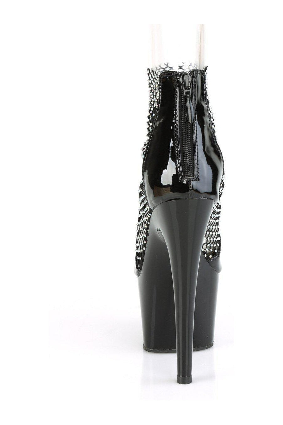 Pleaser ADORE-765RM Sandal in Black Patent