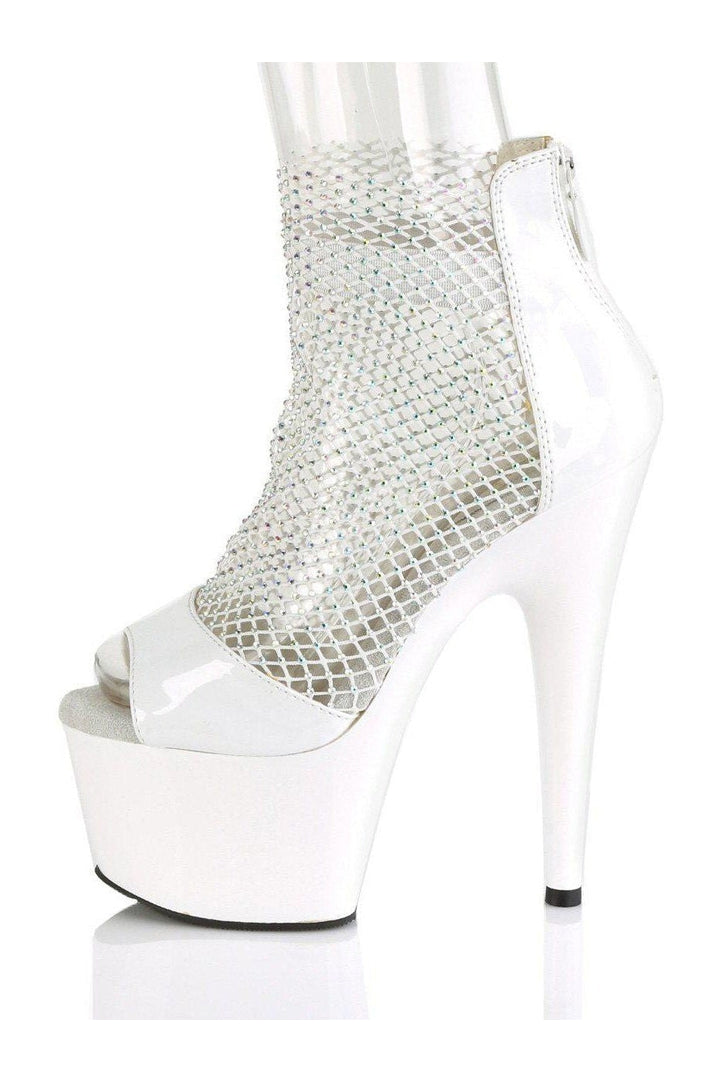 ADORE-765RM Sandal | White Patent-Sandals-Pleaser-SEXYSHOES.COM