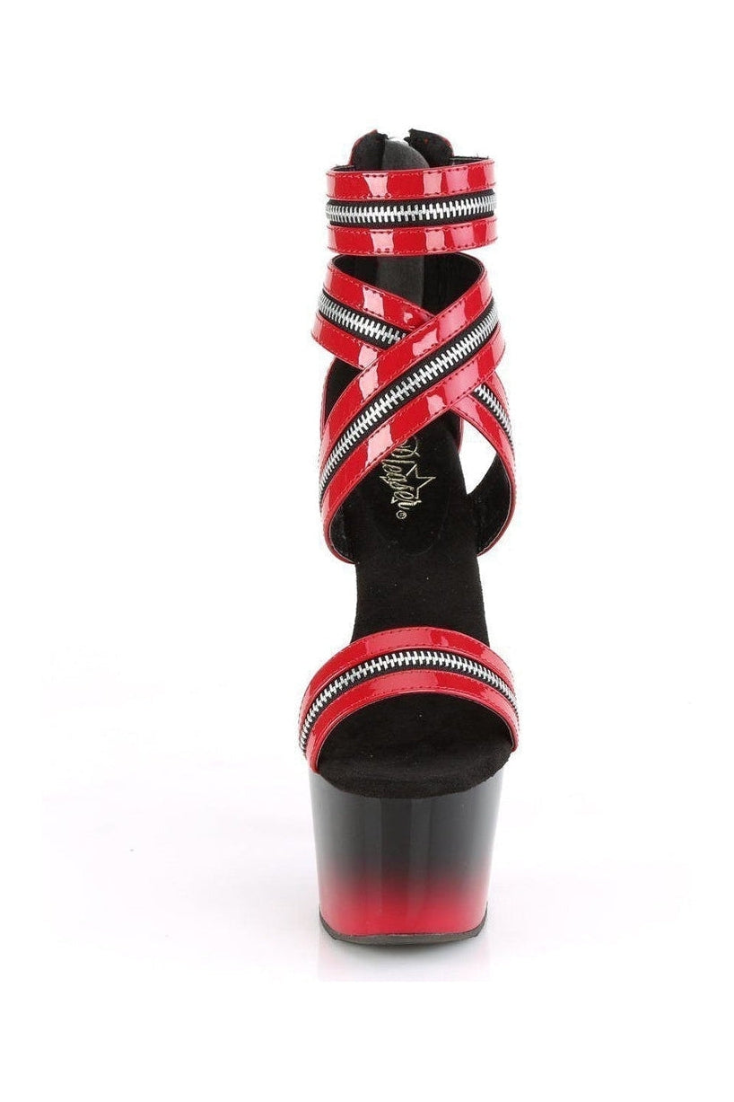 Pleaser ADORE-766 Exotic Sandal in Red Patent