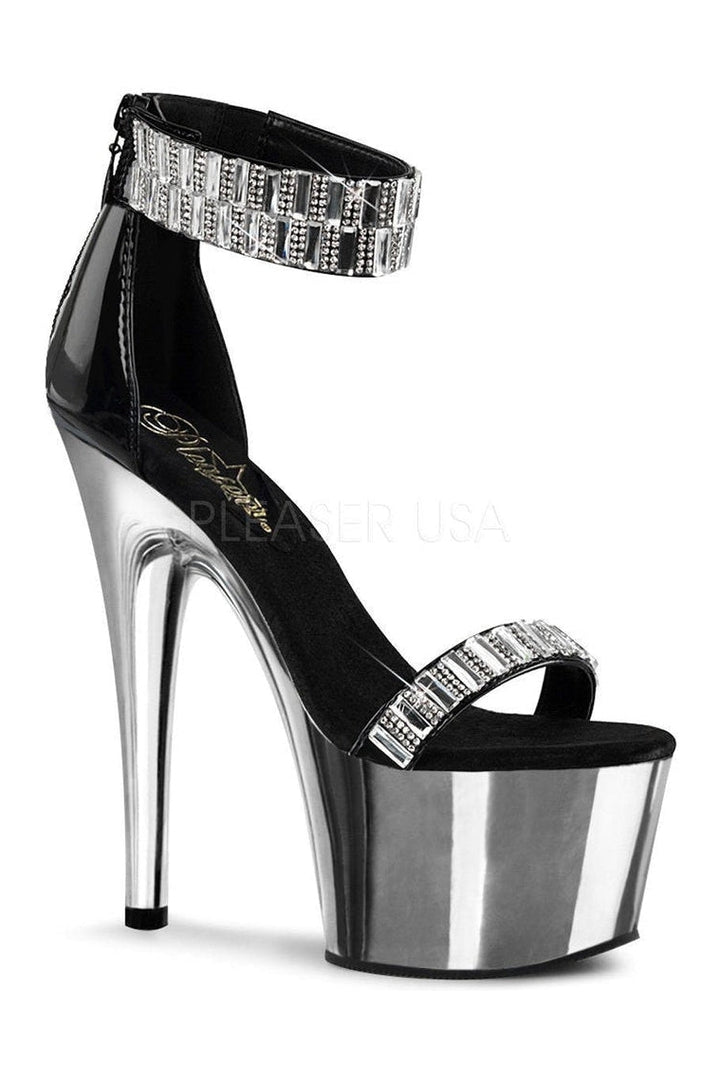 Pleaser Black Sandals Platform Stripper Shoes | Buy at Sexyshoes.com