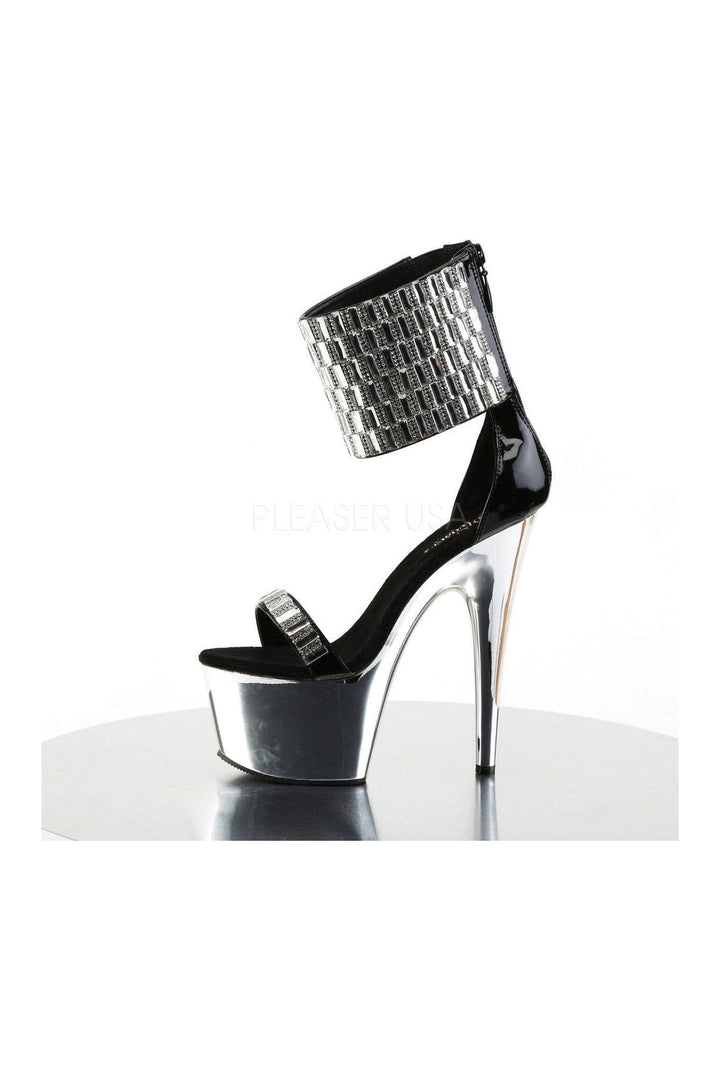 ADORE-789RS Platform Sandal | Black Patent-Pleaser-Sandals-SEXYSHOES.COM