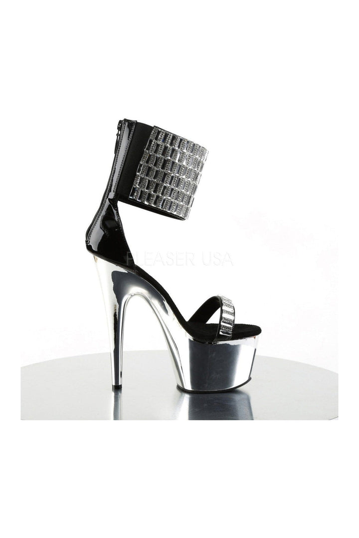 ADORE-789RS Platform Sandal | Black Patent-Pleaser-Sandals-SEXYSHOES.COM