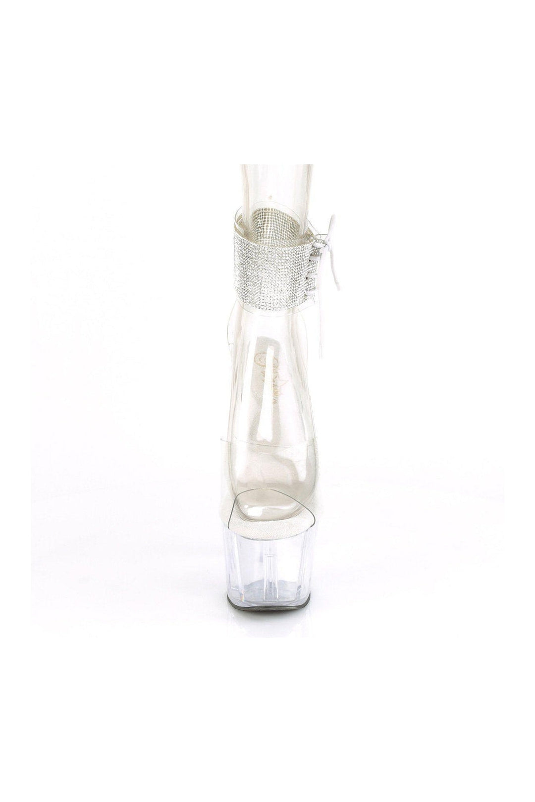 Pleaser ADORE-791-2RS Exotic Sandal in Clear Vinyl