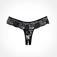 Adore Lingerie Adore Chiqui Love Panty in Black  from SexyShoes.com