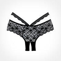 Adore Lingerie Adore Heartbreaker Panty in Black  from SexyShoes.com