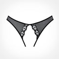 Adore Mirabelle Plum Panty